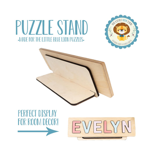 Puzzle Stand for The Little Blue Lion Wooden Name Puzzles