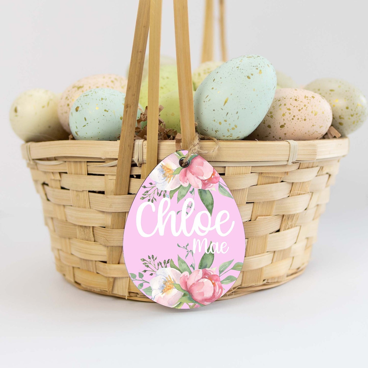 Easter Basket Personalized Name Tag