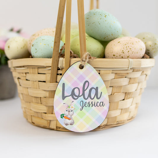 Easter Basket Personalized Name Tag