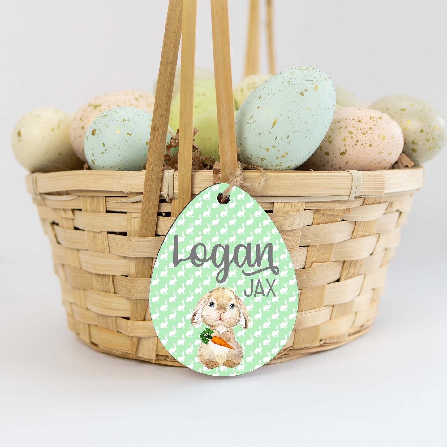 Easter Basket Personalized Name Tag