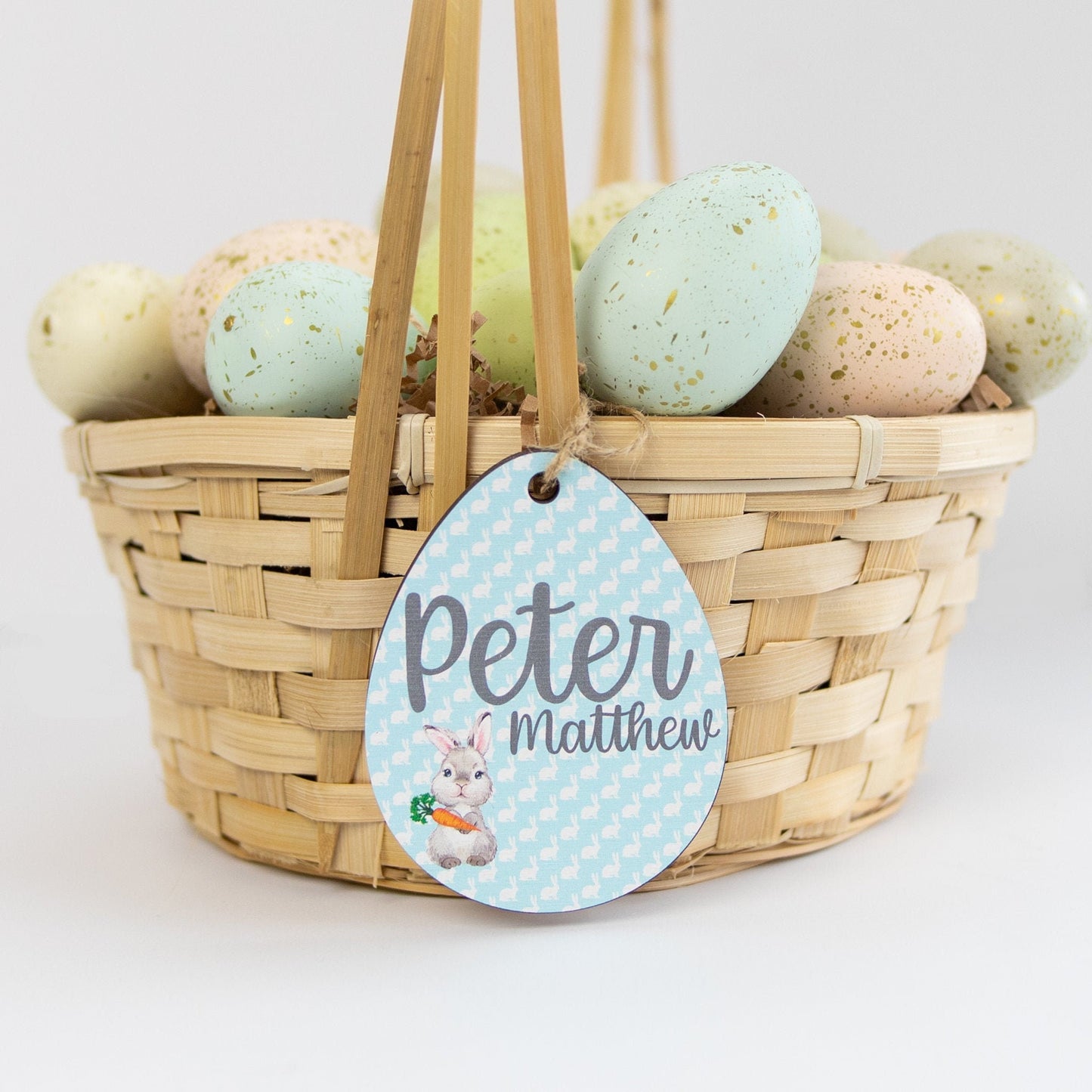 Easter Basket Personalized Name Tag