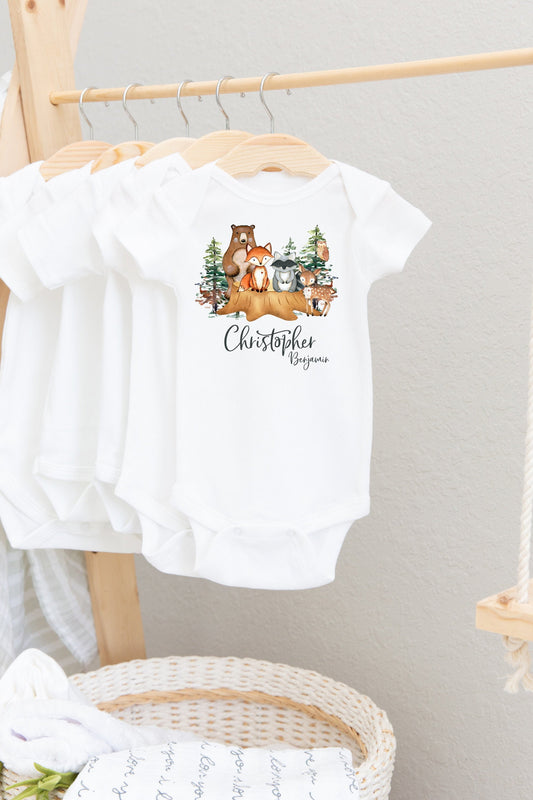 Woodland Baby Bodysuit, W1