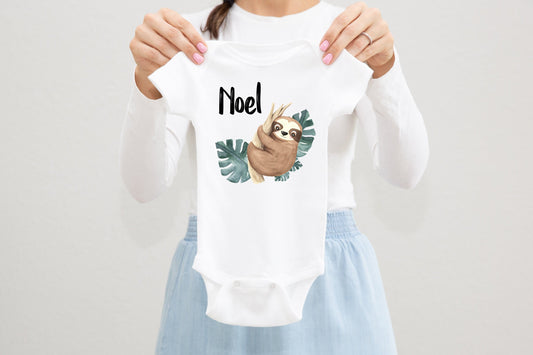 Sloth Baby Bodysuit