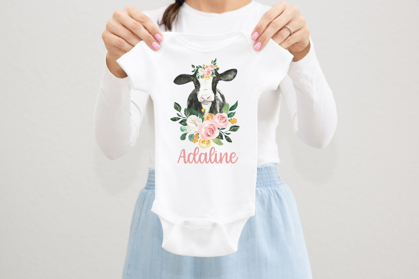 Cow Baby Bodysuit, C3