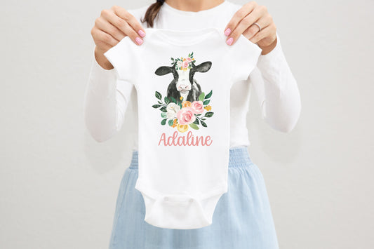 Cow Baby Bodysuit, C3