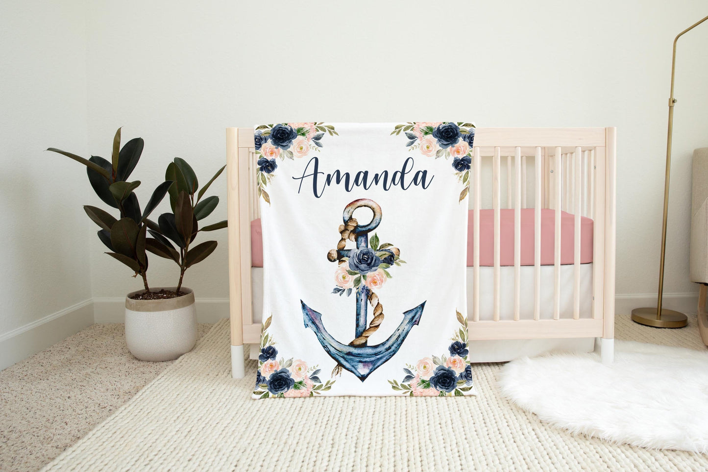 Nautical Girl Blanket, O15