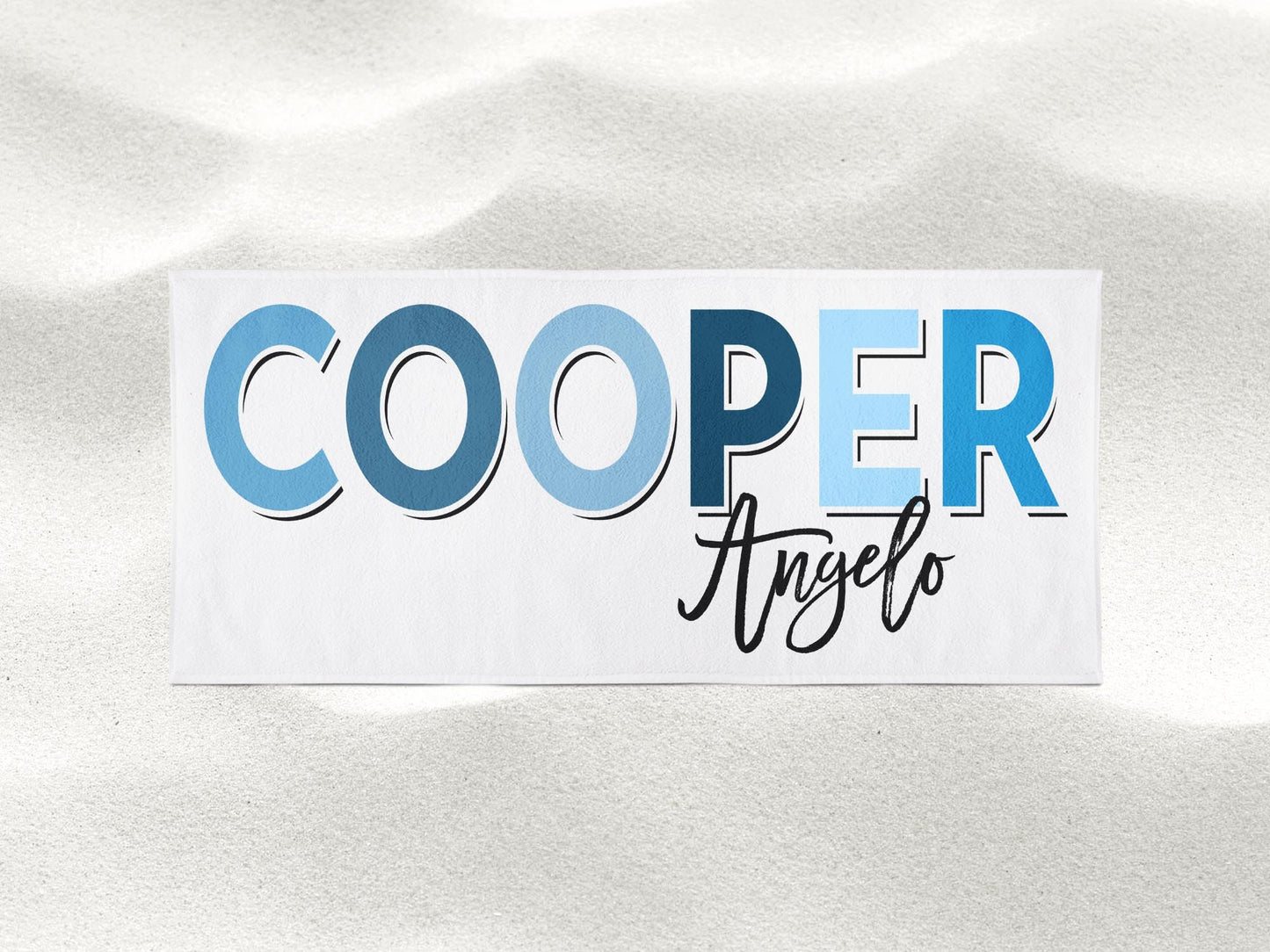 Personalized Name Beach Towel