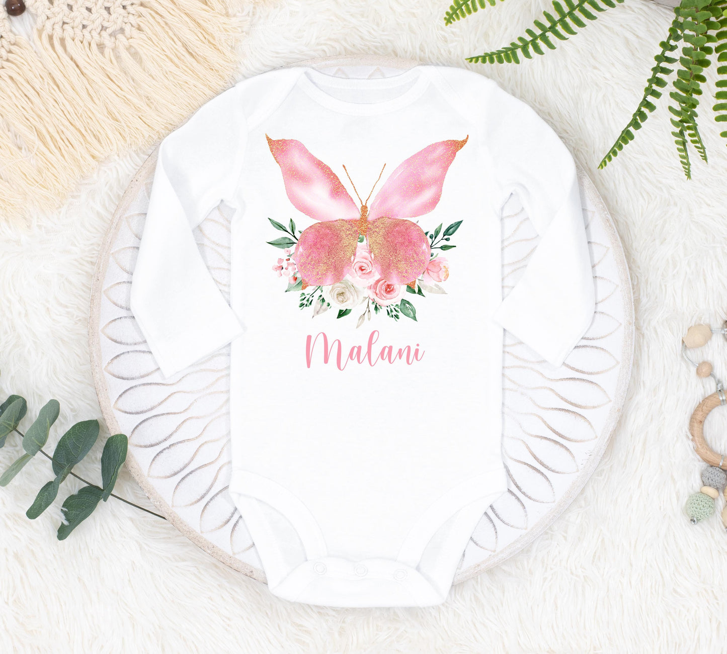 Butterfly Baby Bodysuit, G5