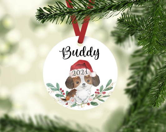 Puppy Christmas Ornament