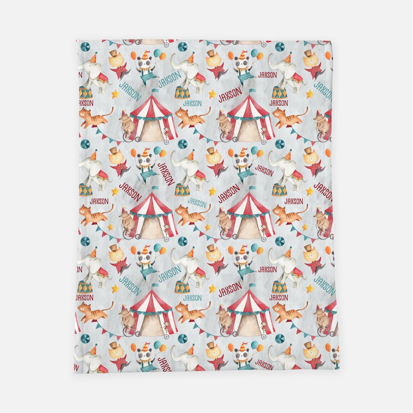 Circus Animal Swaddle Blanket, B58