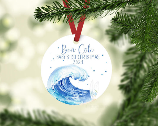 Ocean Baby 1st Christmas Ornament, O1