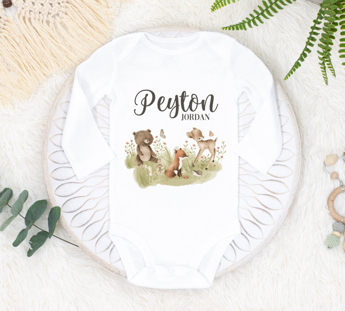 Woodland Baby Bodysuit, W2