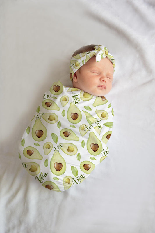 Avocado Swaddle Blanket, G11