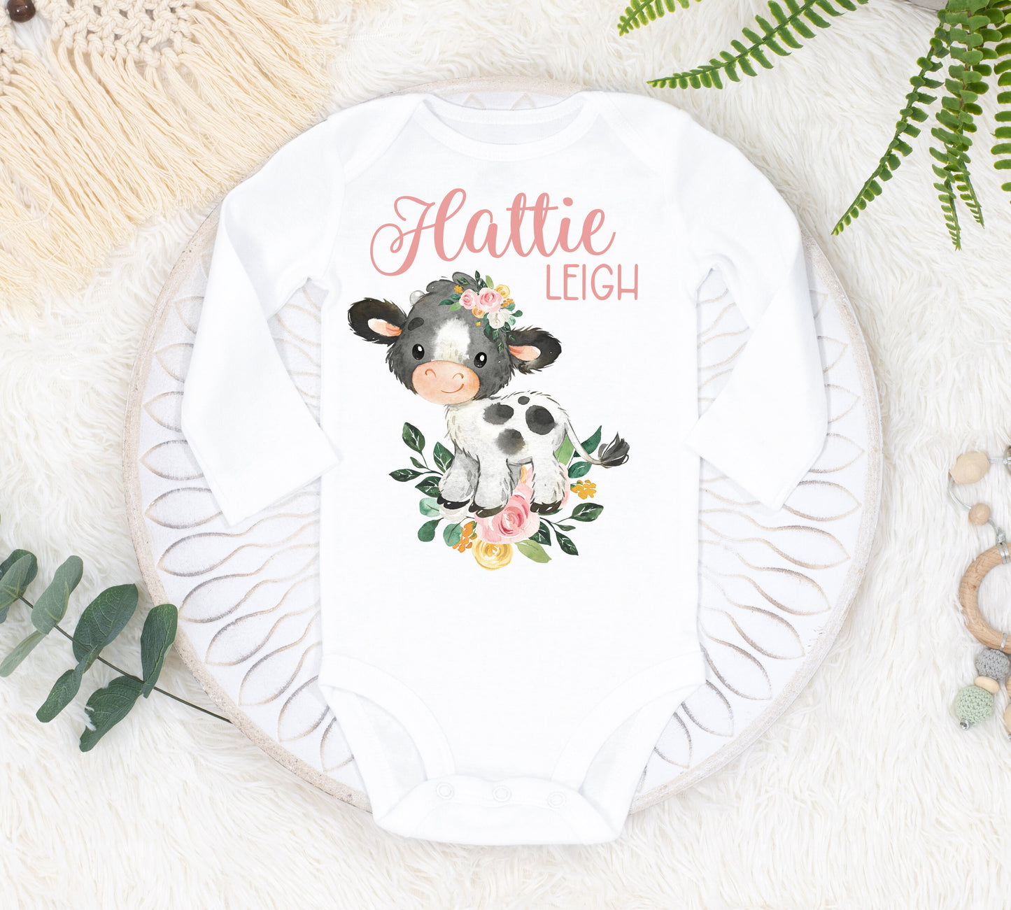 Cow Baby Bodysuit, C5