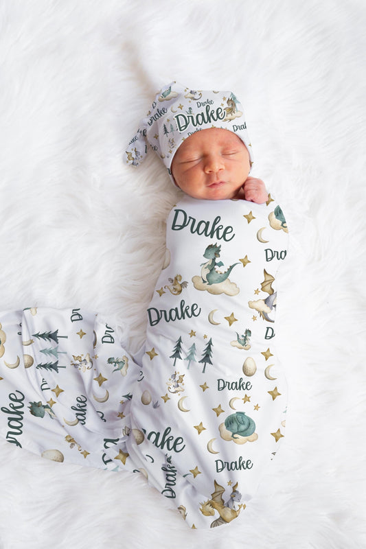 Dragon Swaddle Blanket Set, B9