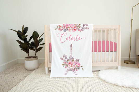 Eiffel Tower Baby Blanket G4