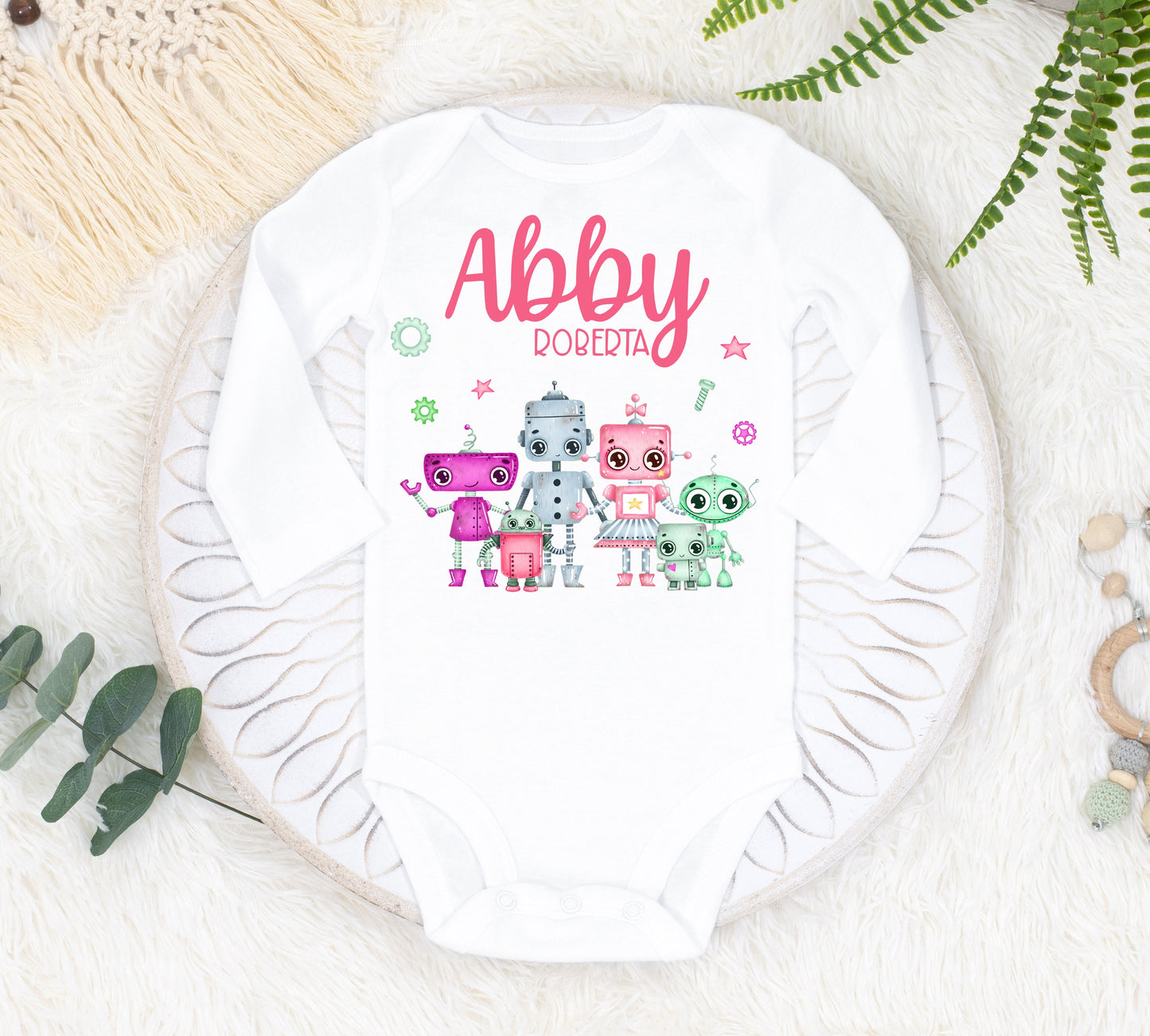 Robot Baby Bodysuit, Robot Baby Outfit, Baby Shower Gift, Pregnancy Reveal Baby Shirt, Baby One Piece, Robots Baby One Piece G10