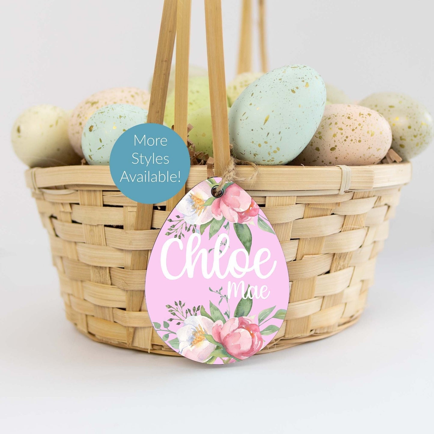 Easter Basket Personalized Name Tag