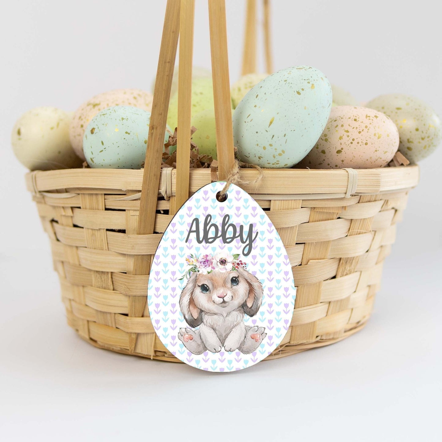 Easter Basket Personalized Name Tag