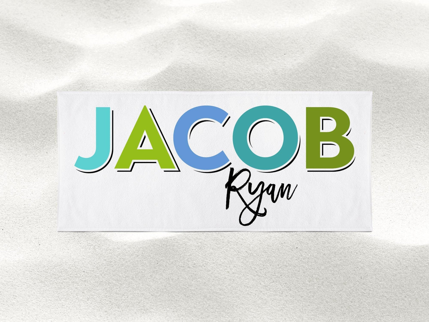 Personalized Name Beach Towel