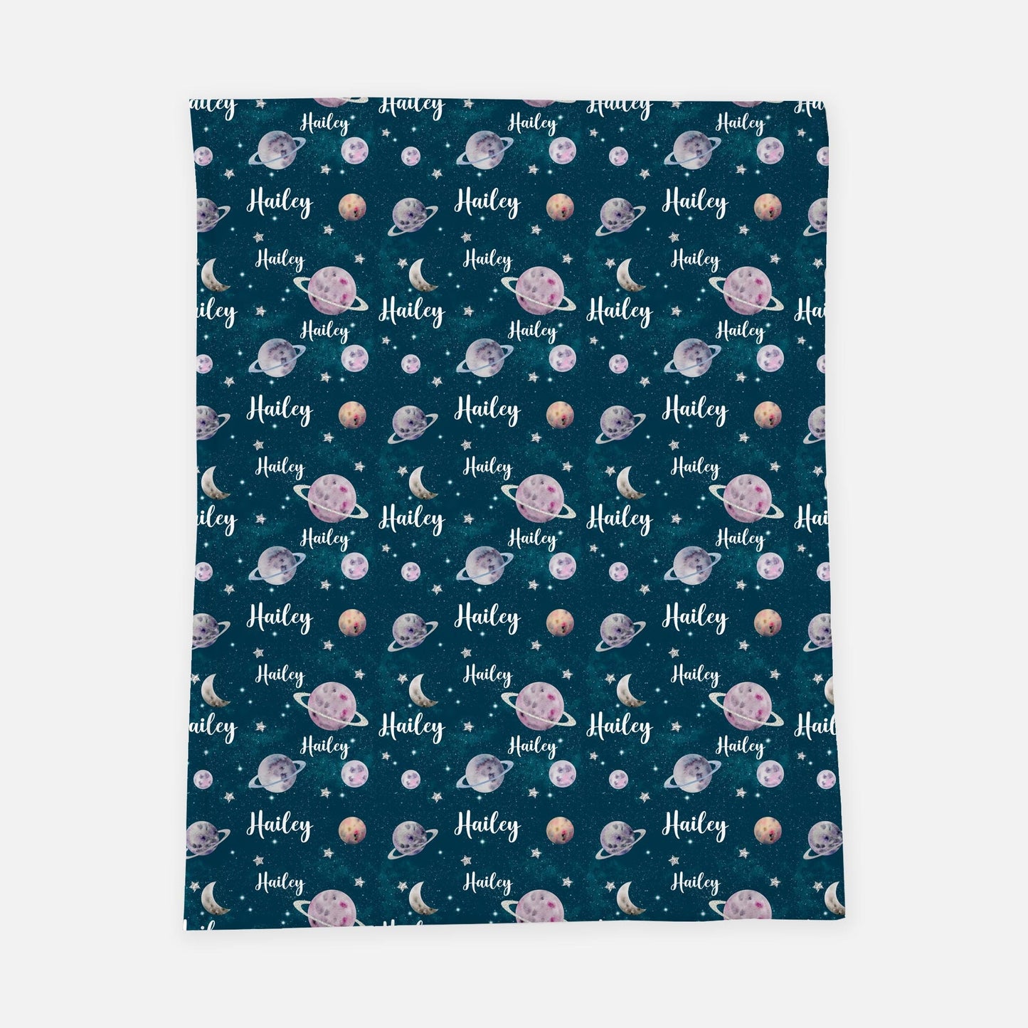 Outer Space Swaddle Blanket, Girl T21