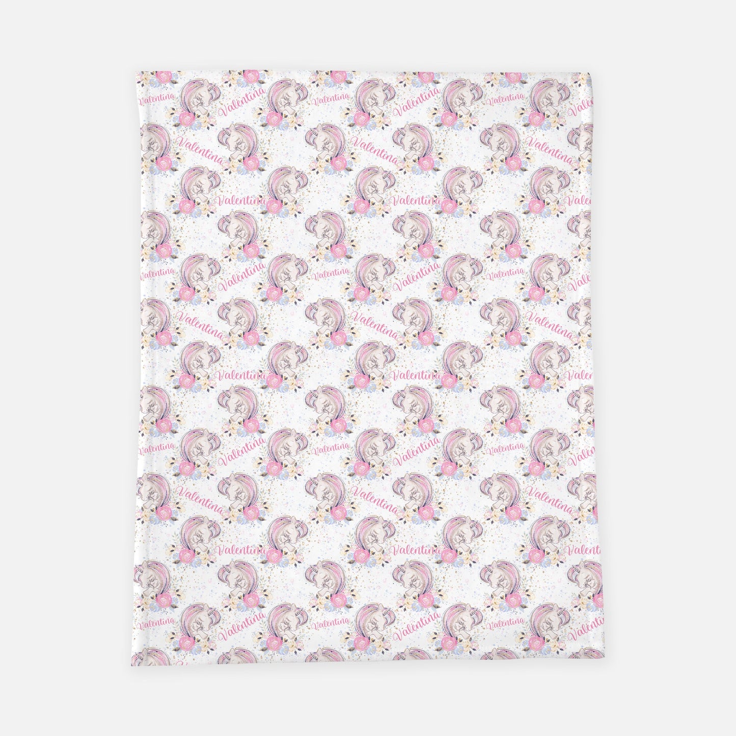 Unicorn Swaddle Set, Girl Blanket G16