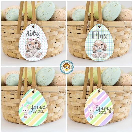 Easter Basket Personalized Name Tag