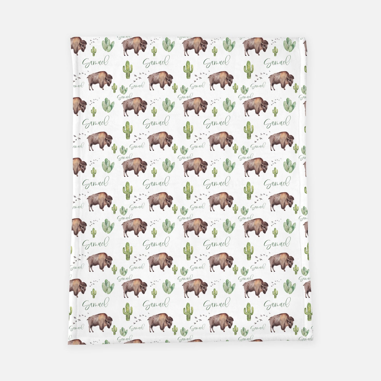 Bison and Cactus Swaddle Set, M12