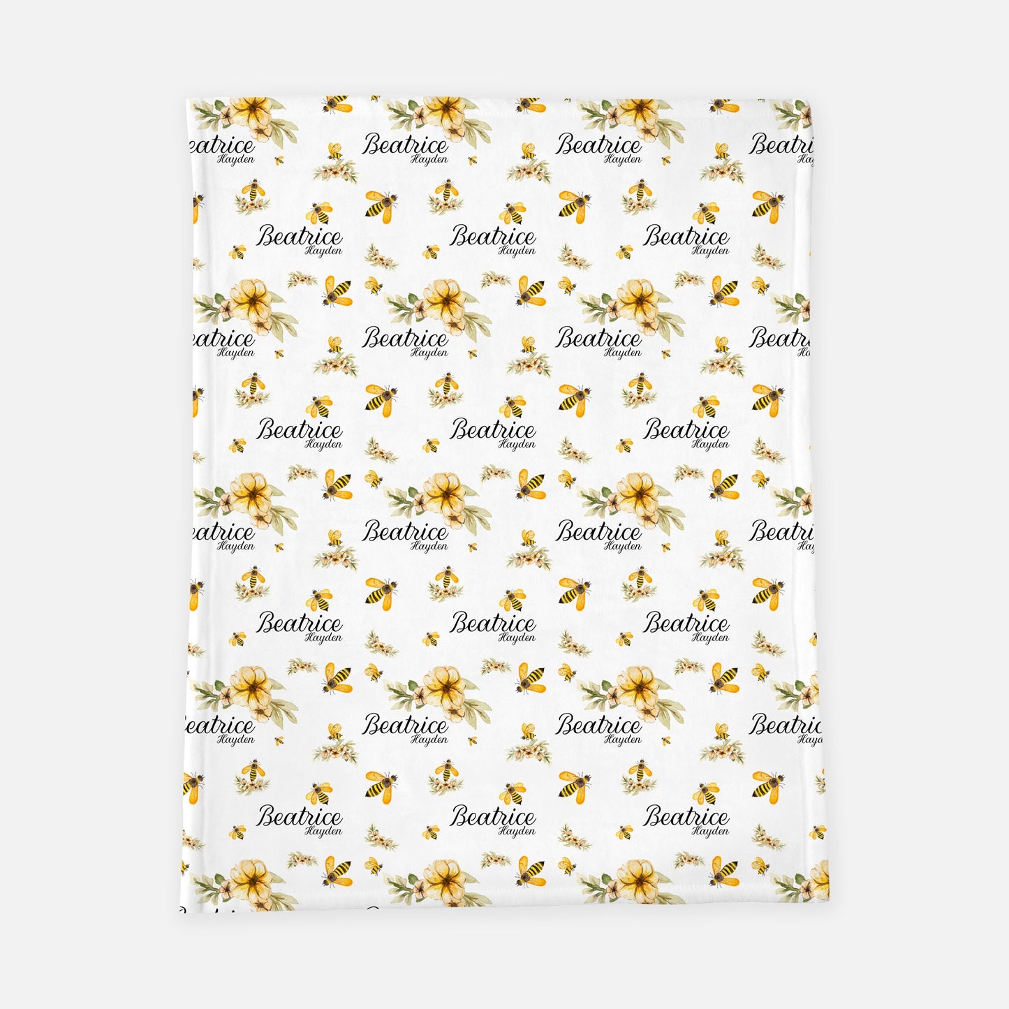 Honey Bee Swaddle Blanket, F46