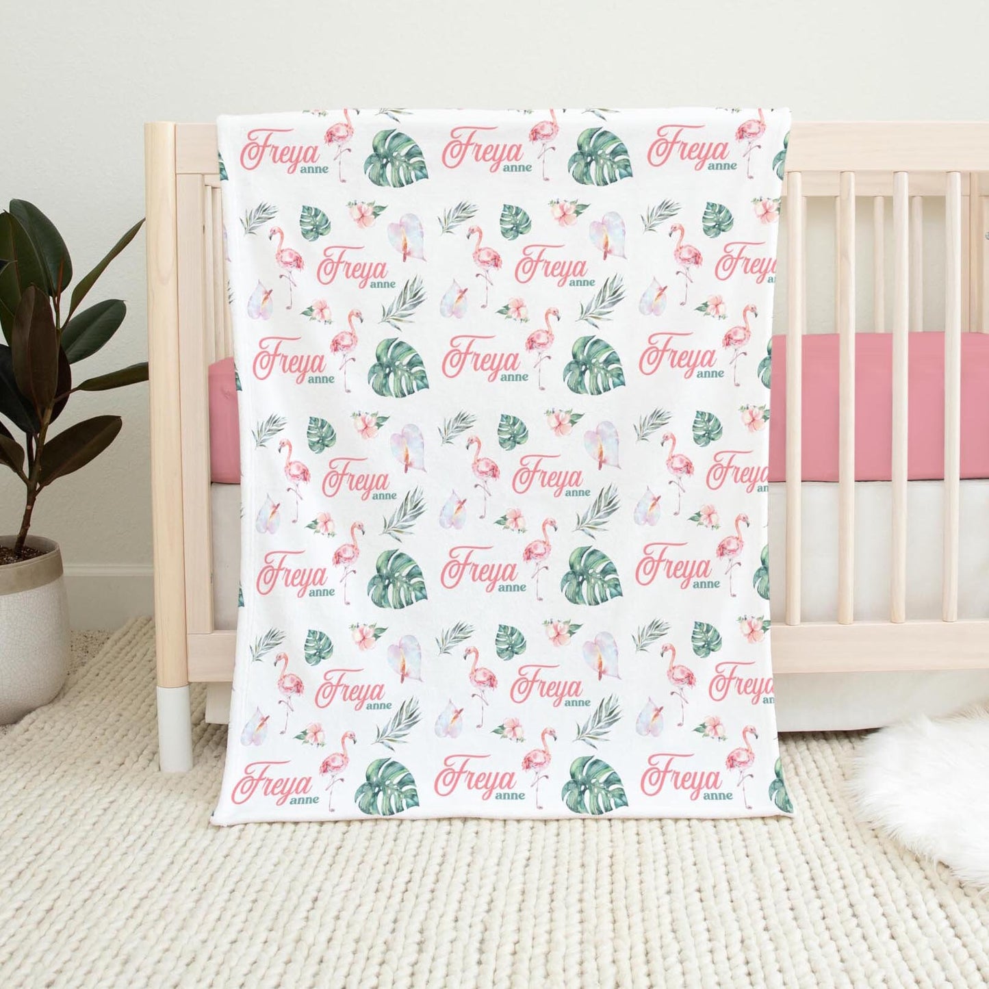 Flamingo Swaddle Set, Tropical G22