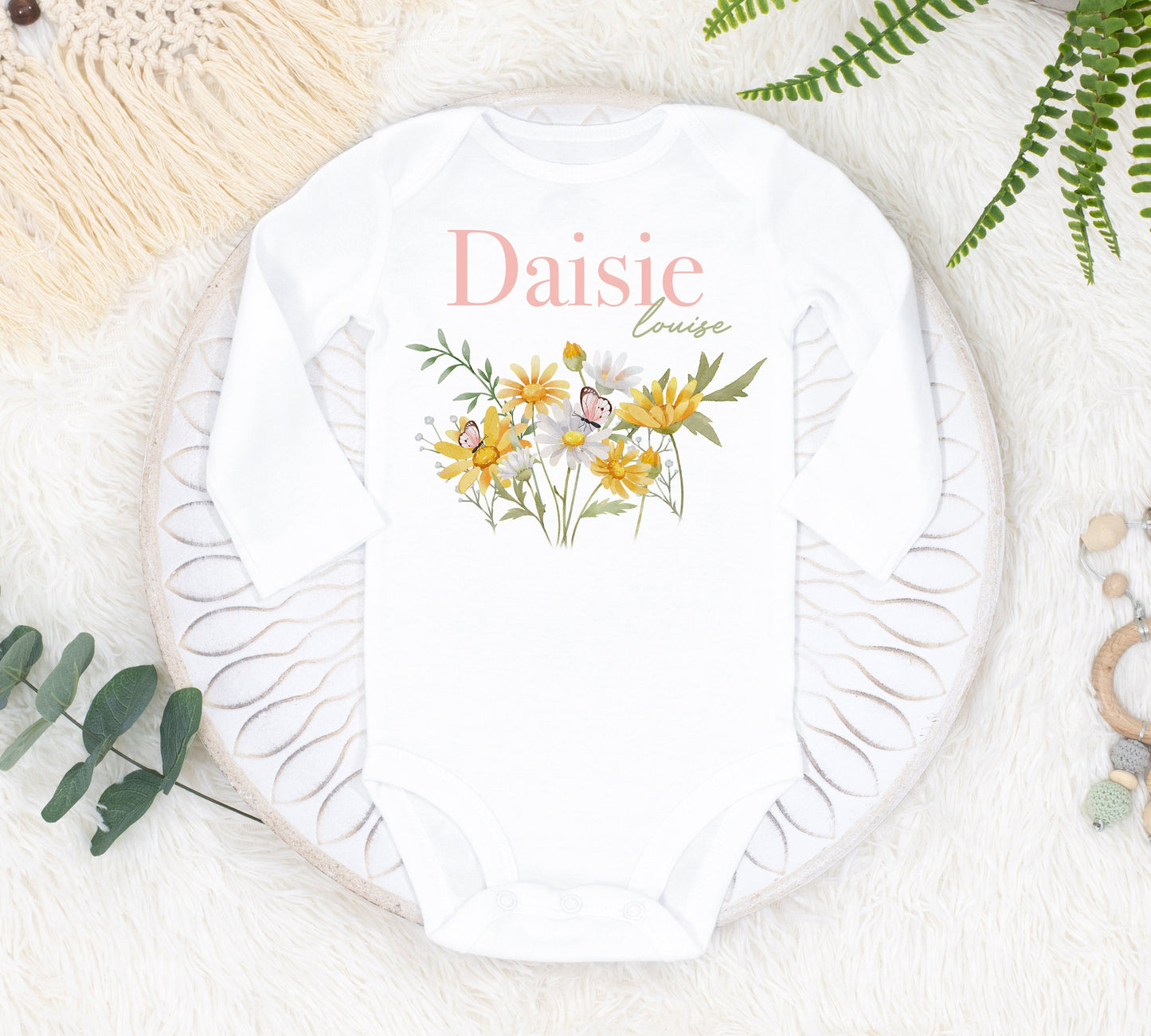 Daisy Baby Bodysuit, F64