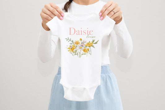 Daisy Baby Bodysuit, F64