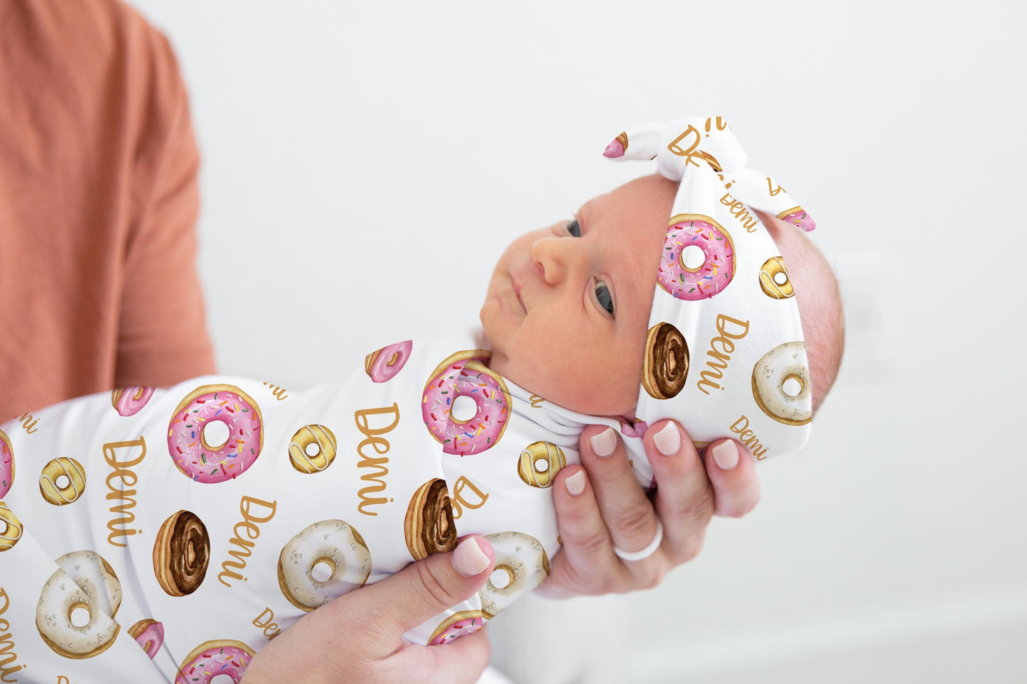 Donut Swaddle Set, Pink G27