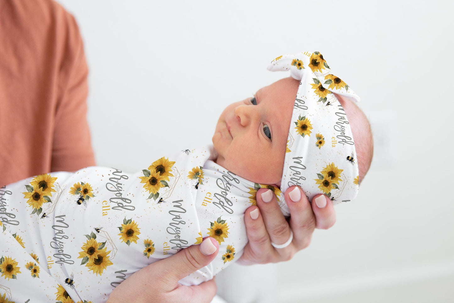 Honey Bee Swaddle Set, Sunflower F62