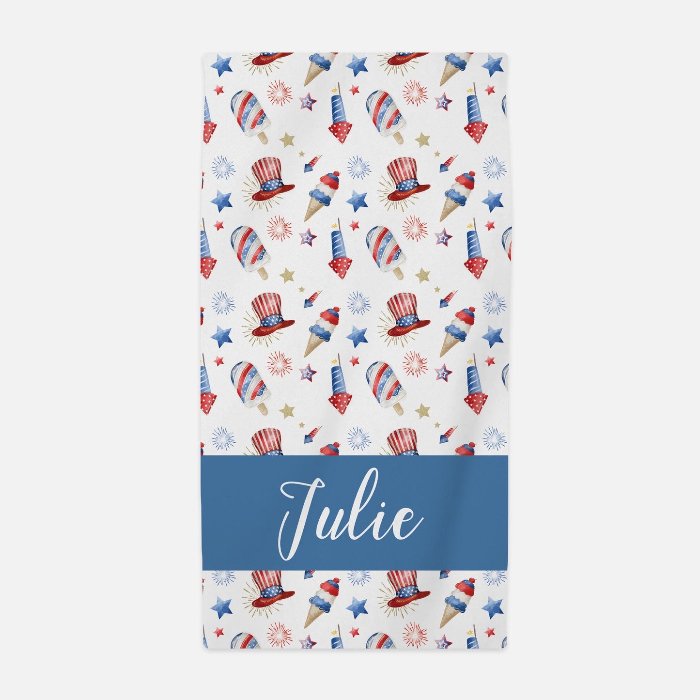 4th of July Firework Beach Towel B27