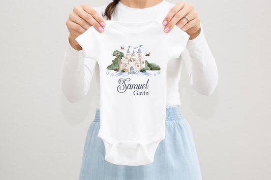 Prince Baby Bodysuit, Castle B22