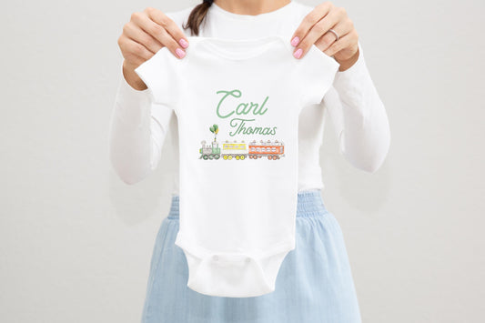 Train Baby Bodysuit, B24