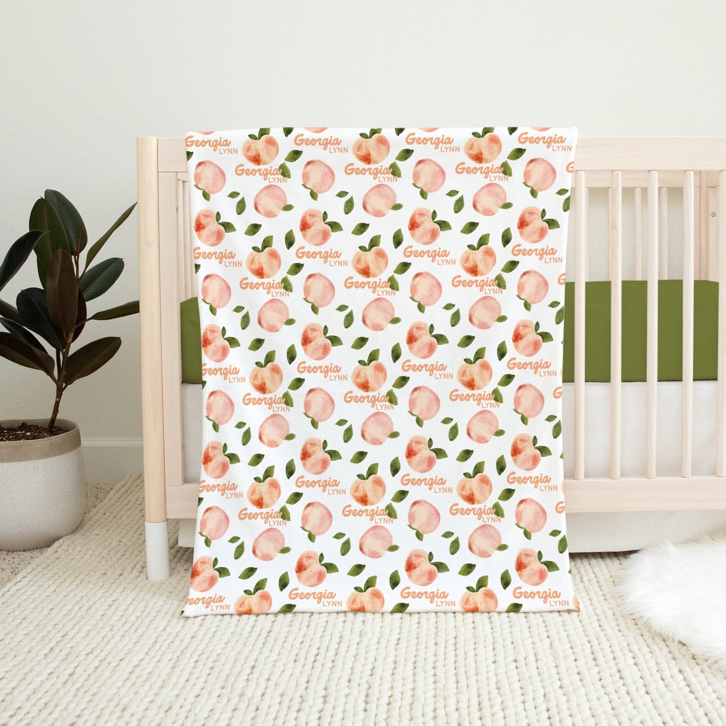 Peaches Swaddle Set, F49