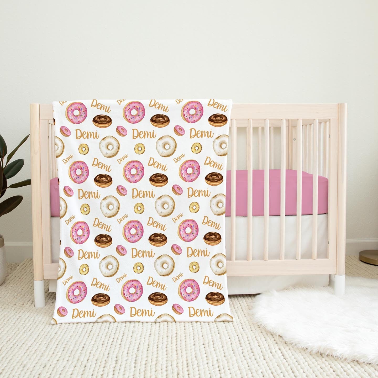 Donut Swaddle Set, Pink G27