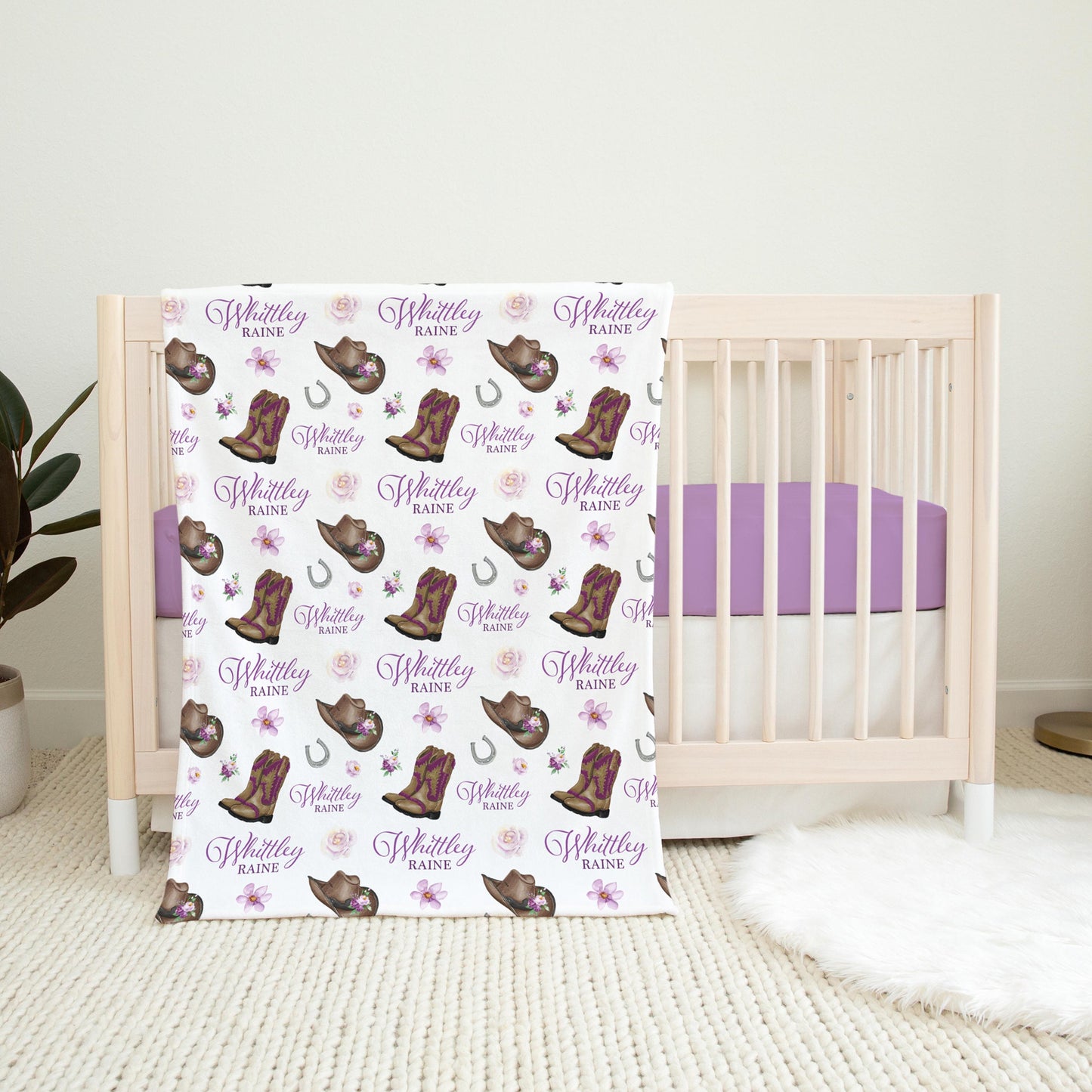 Cowgirl Swaddle Set, D9