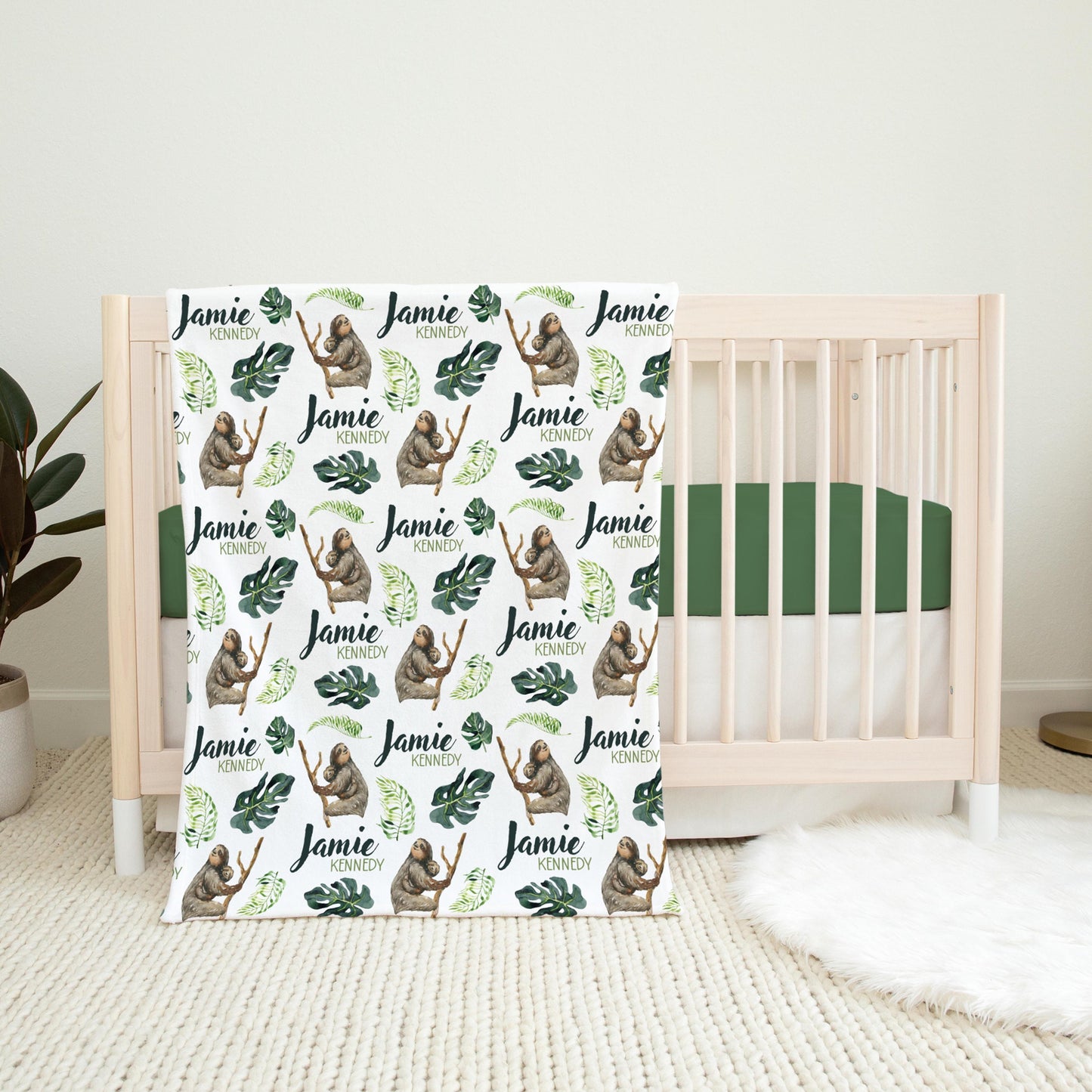 Sloth Swaddle Set, S26