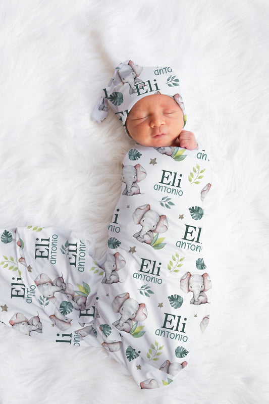 Elephant Swaddle Set, S30