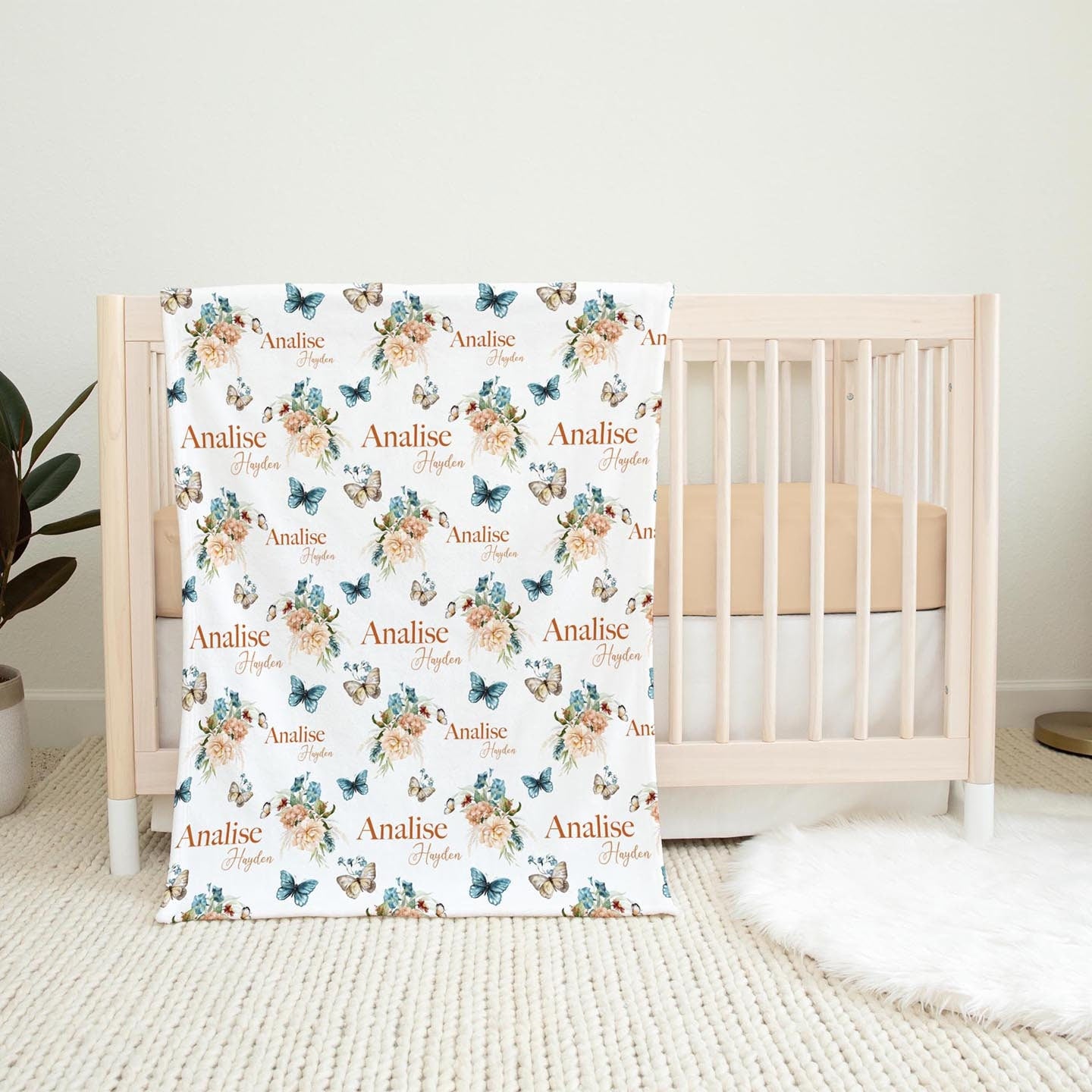 Boho Butterfly Swaddle Set, F61