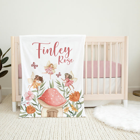 Fairy Garden Nursery Baby Blanket, G31