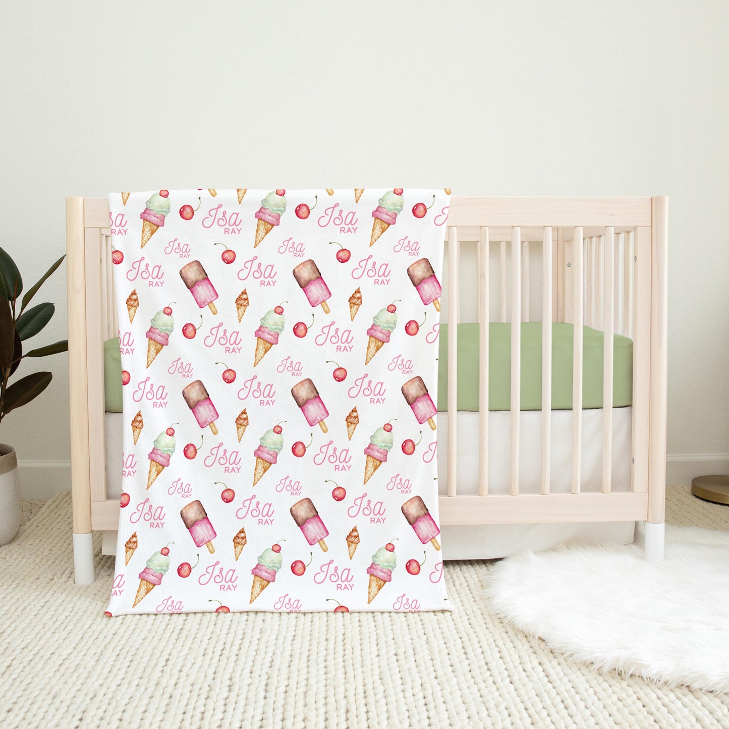 Ice Cream Swaddle Set