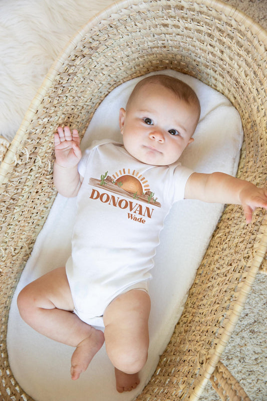 Desert Cactus Baby Bodysuit, D10