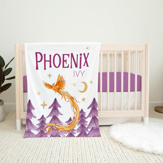 Phoenix Personalized Baby Blanket, B30