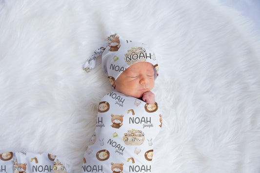 Noah's Ark Swaddle Set, S35