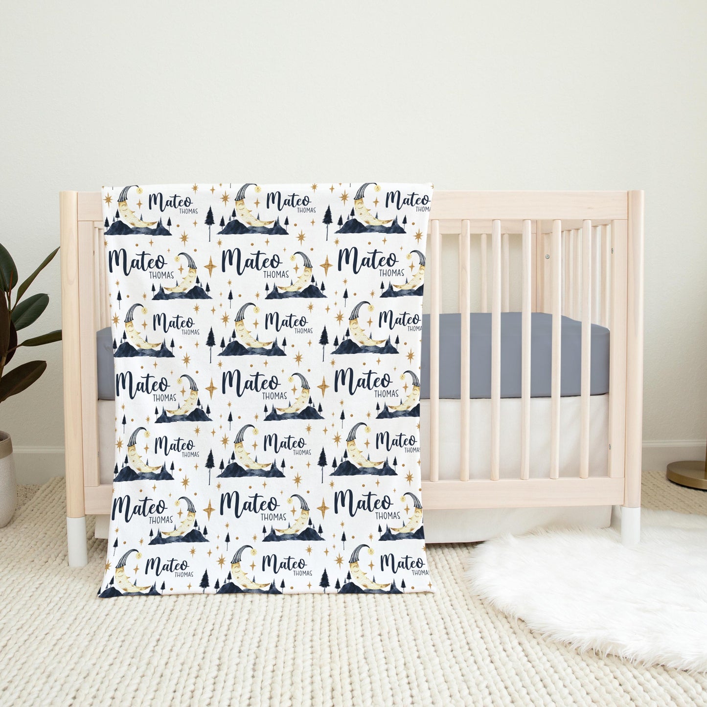 Moon Forest Swaddle Set, Boy T38