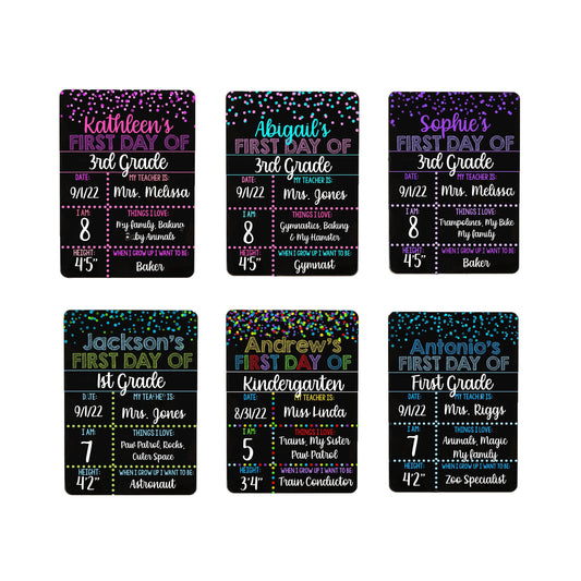 First Day of School Liquid Chalk Sign, Sets